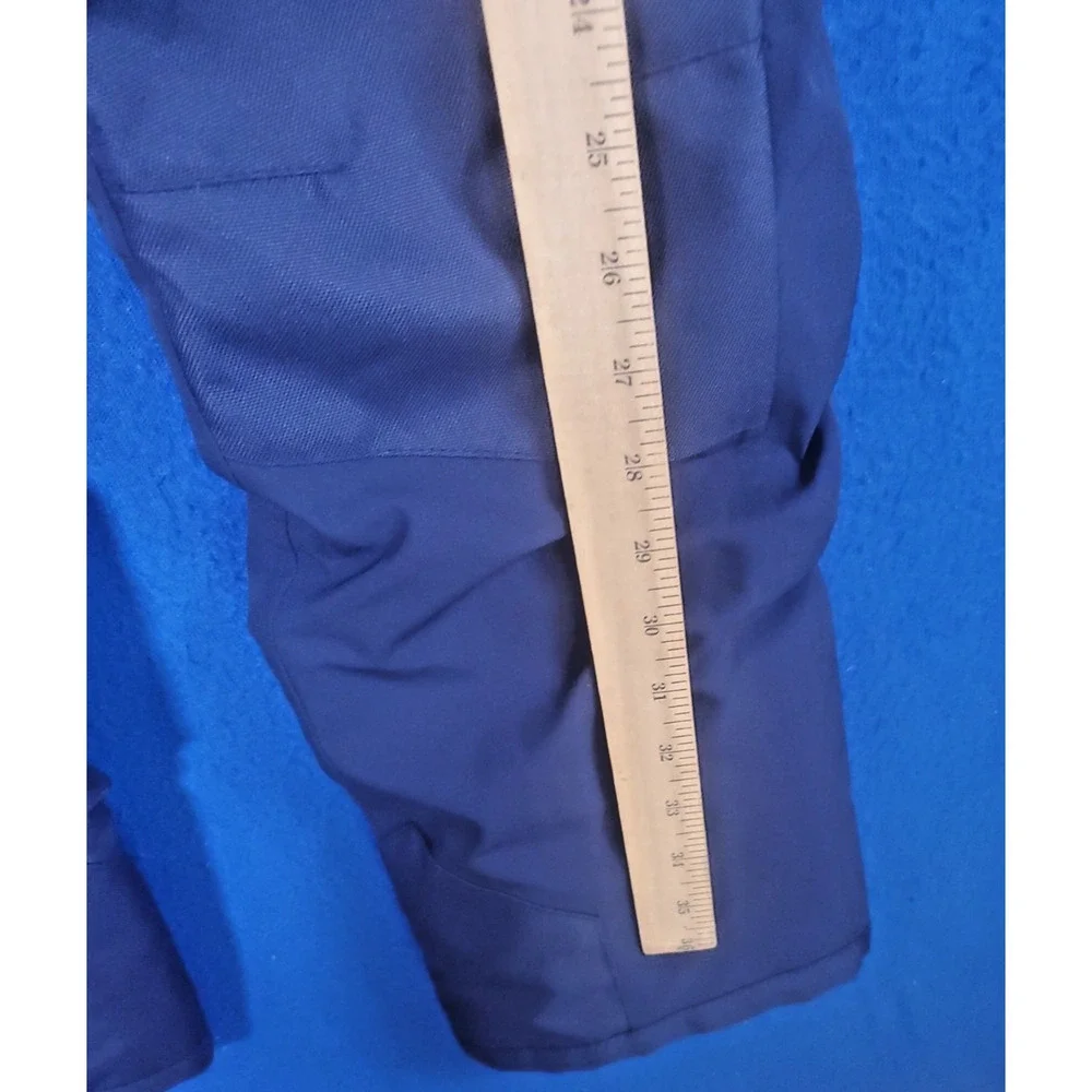 All In Motion Kids Small Snow Bibs Navy Blue Teal 3M Thinsulate Ski Pants NWT